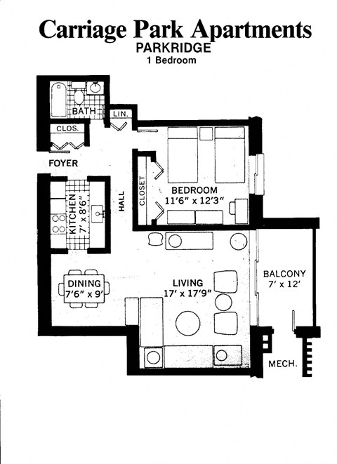 Carriage Park 1 Bedroom Parkridge
